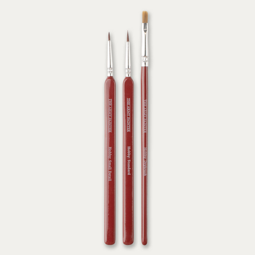 The Army Painter Hobby Starter brush set on a white background.