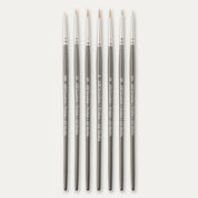 ABC Brushes Prolon All Media small brush range on a white background. 