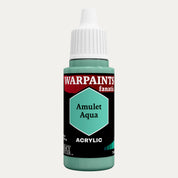 Bottle of the Army Painter Fanatics in the colour Amulet Aqua on a white background.