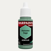 Bottle of the Army Painter Fanatics in the colour Autumn Sage on a white background.