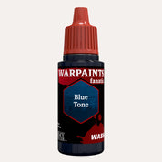 Bottle of the Army Painter Fanatics Wash in the colour Blue Tone on a white background.