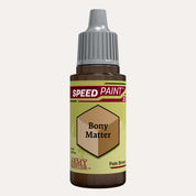 Bottle of the Army Painter Speedpaint in the colour Bony Matter on a white background. 