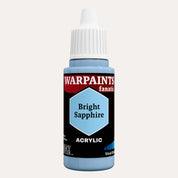 Bottle of the Army Painter Fanatics in the colour Bright Sapphire on a white background.
