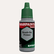 Bottle of the Army Painter Fanatics Effects Grey Brush-on Primer on a white background.