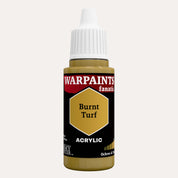 Bottle of the Army Painter Fanatics in the colour Burnt Turf on a white background.