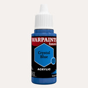 Bottle of the Army Painter Fanatics in the colour Crystal Blue on a white background.