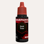 Bottle of the Army Painter Fanatics Wash in the colour Dark Tone on a white background.