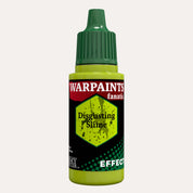 Bottle of the Army Painter Fanatics Effects in the colour Disgusting Slime on a white background.