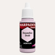 Bottle of the Army Painter Fanatics in the colour Doomfire Drab on a white background.