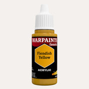 Bottle of the Army Painter Fanatics in the colour Fiendish Yellow on a white background.