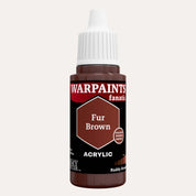 Bottle of the Army Painter Fanatics in the colour Fur Brown on a white background.