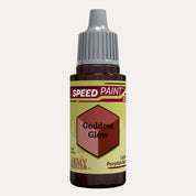 Bottle of the Army Painter Speedpaint in the colour Goddess Glow on a white background. 