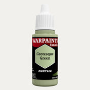 Bottle of the Army Painter Fanatics in the colour Grotesque Green on a white background.