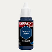 Bottle of the Army Painter Fanatics in the colour Imperial Navy on a white background.