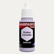 Bottle of the Army Painter Fanatics in the colour Kraken Lavender on a white background.