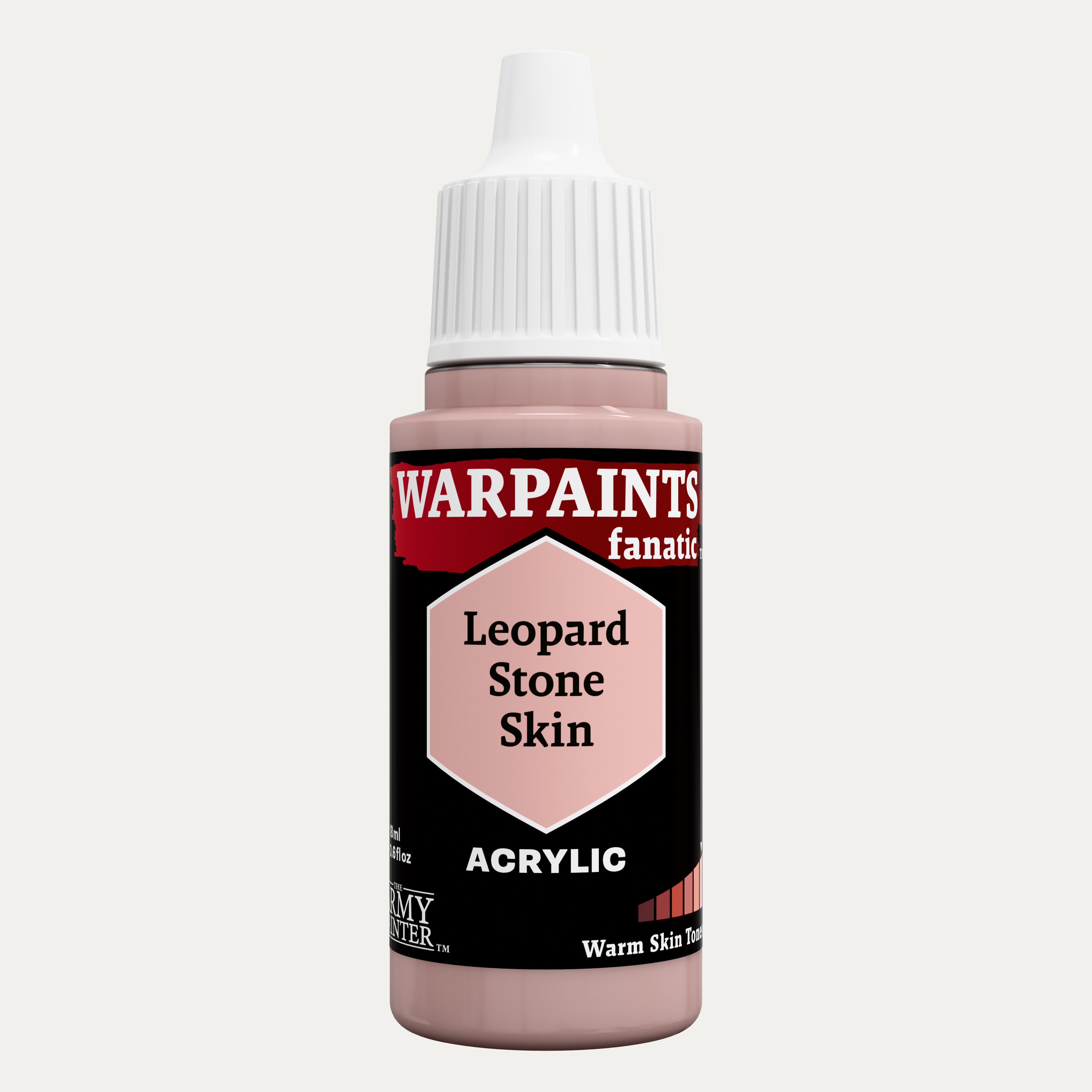 Bottle of the Army Painter Fanatics in the colour Leopard Stone Skin on a white background.