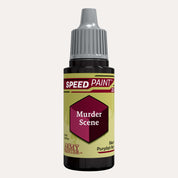 Bottle of the Army Painter Speedpaint in the colour Murder Scene on a white background. 