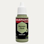 Bottle of the Army Painter Fanatics in the colour Necrotic Flesh on a white background.