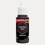 Bottle of the Army Painter Fanatics in the colour Obsidian Skin on a white background.
