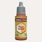 Bottle of the Army Painters Speedpaint in the colour Pastel Salmon on a white background. 