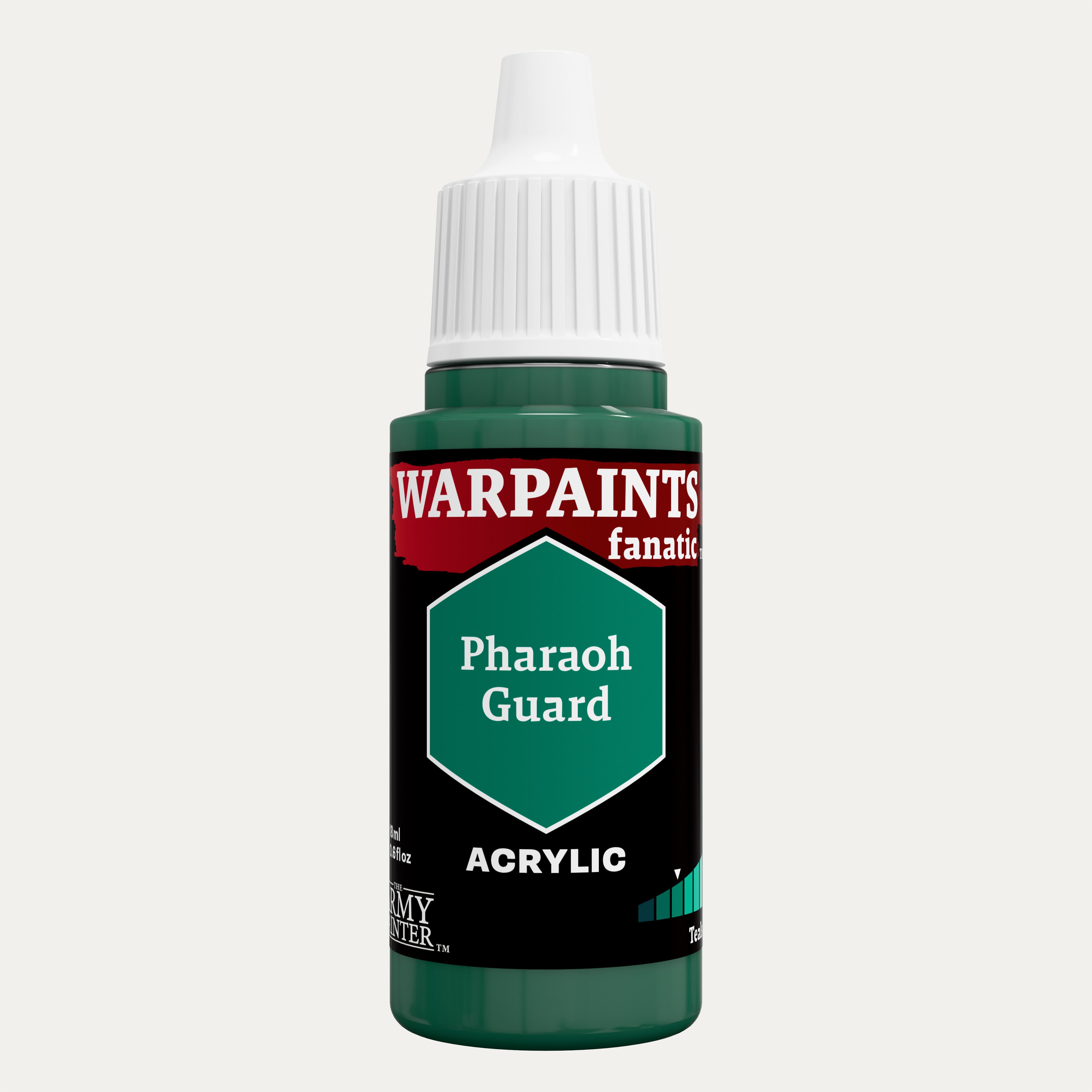 Bottle of the Army Painter Fanatics in the colour Pharaoh Guard on a white background.