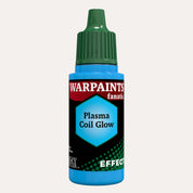 Bottle of the Army Painter Fanatics Effects in the colour Plasma Coil Glow on a white background.