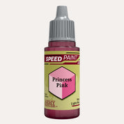 Bottle of the Army Painters Speedpaint in the colour Princess Pink on a white background. 