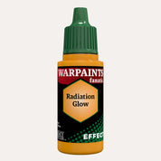 Bottle of the Army Painter Fanatics Effects in the colour Radiation Glow on a white background.