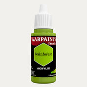Bottle of the Army Painter Fanatics in the colour Rainforest on a white background.
