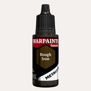 Bottle of the Army Painter Fanatics Metallic paint in the colour Rough Iron on a white background.