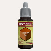 Bottle of the Army Painters Speedpaint in the colour Ruddy Fur on a white background. 