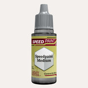 Bottle of the Army Painter Speedpaint Medium on a white background. 