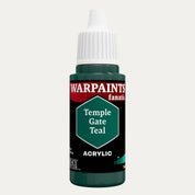 Bottle of the Army Painter Fanatics in the colour Temple Gate Teal on a white background.