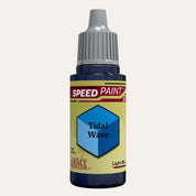 Bottle of the Army Painter Speedpaint in the colour Tidal Wave on a white background. 