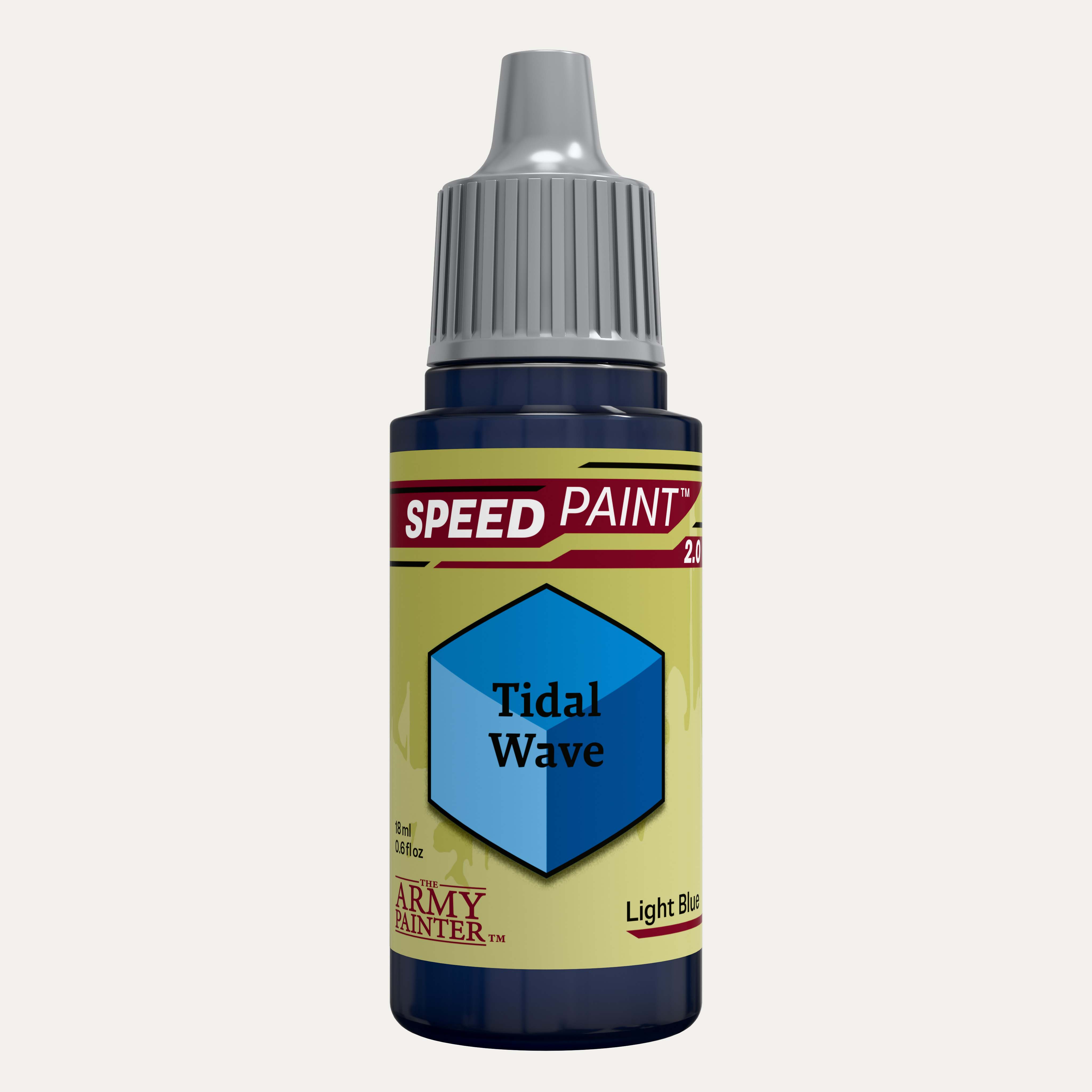 Bottle of the Army Painter Speedpaint in the colour Tidal Wave on a white background. 
