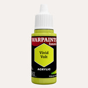 Bottle of the Army Painter Fanatics in the colour Vivid Volt on a white background.