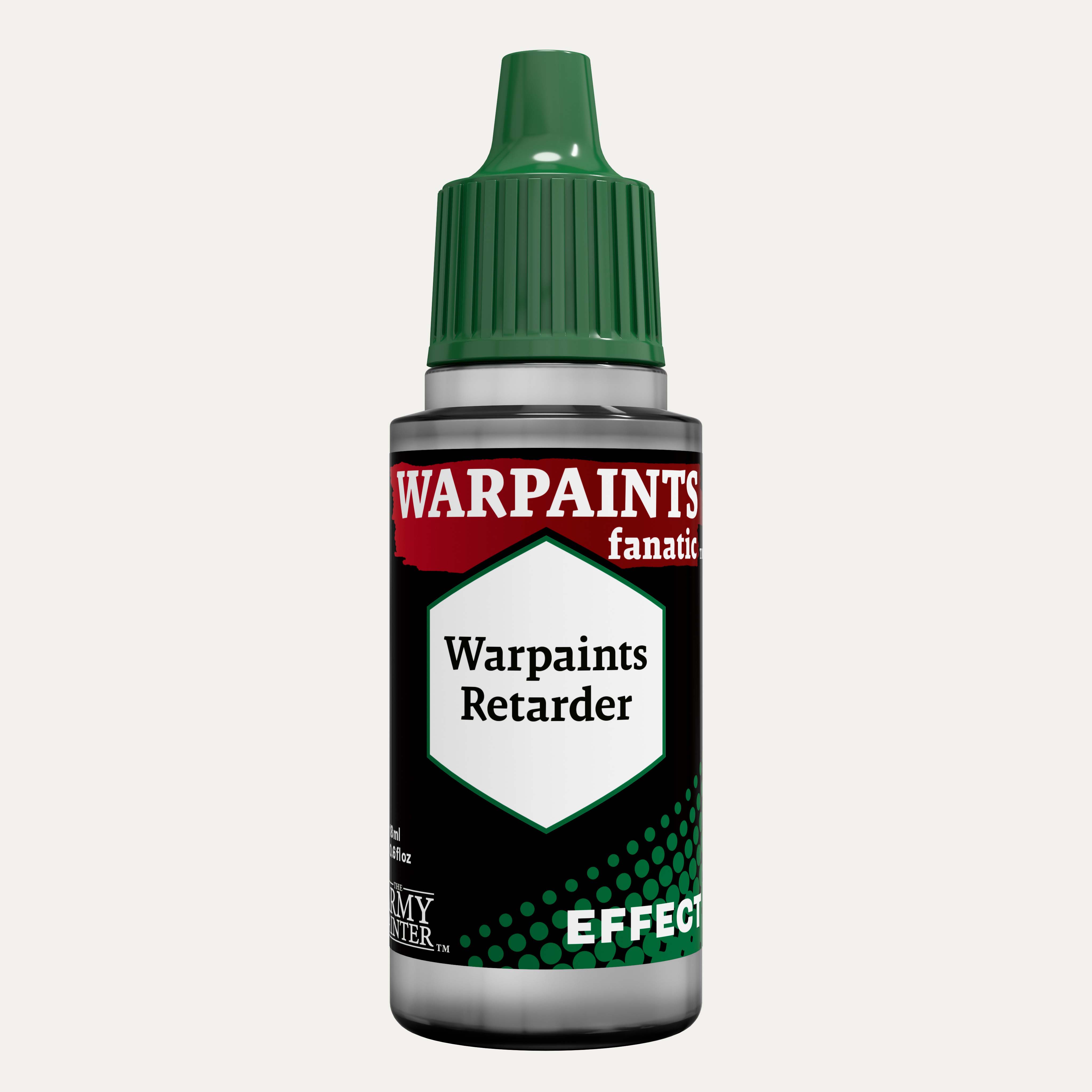 Bottle of the Army Painter Fanatics Effects Warpaints Retarder on a white background.