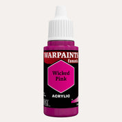Bottle of the Army Painter Fanatics in the colour Wicked Pink on a white background.